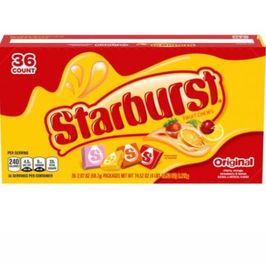 Candy Starburst Frt Chws