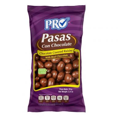 Pasas Con Chocolate Pro 1.5oz