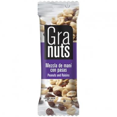 Mani Con Pasas Granuts 1.76oz