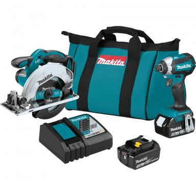 KIT 2PC 18V 3.0Ah LXT MAKITA