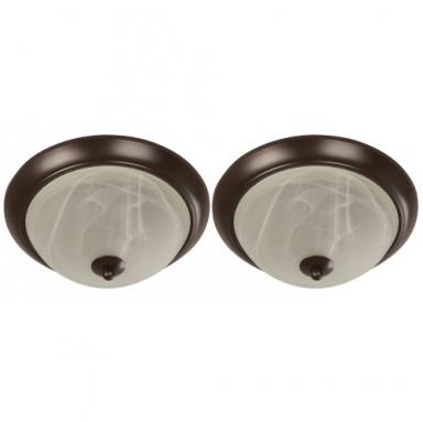 Lamp. Techo 1l Brown E27 2pk