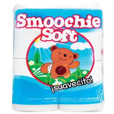 Papel Bano Smoochie Soft 4 Pk