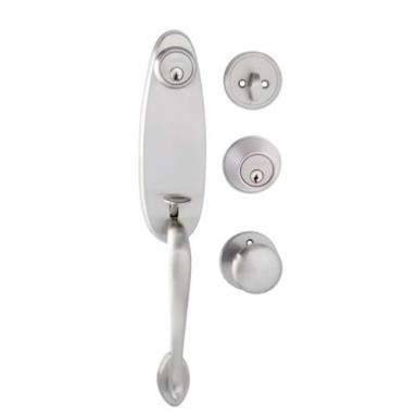 Handle Set Single Cylinder Satin