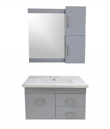 Set Vanity Pvc Ga42 30" Gris