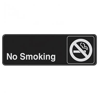 No Smoking Sign 3"x9"