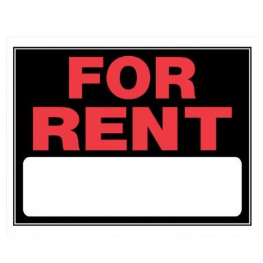 For Rent Sign 15"x19"