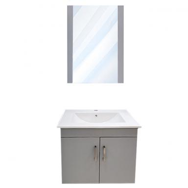 Set Vanity Gris 24" Pvc Bv1006