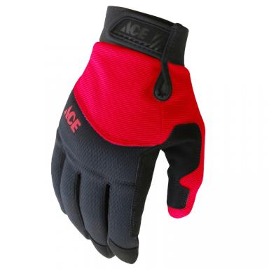 Ace Gloves Blk/red L