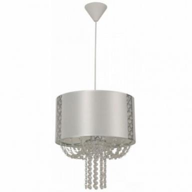 Lamp. Colgante Blanco 1l E27