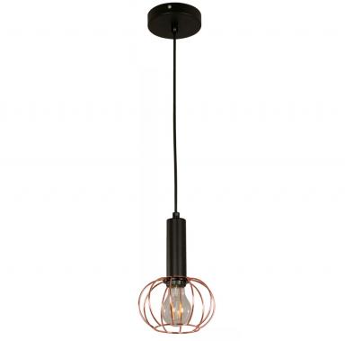 Lamp. Colgante Negro 1l E27 40w