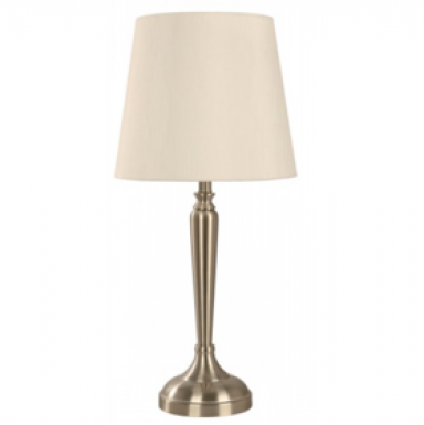 Lamp. Mesa Niquel Satin 1l E27