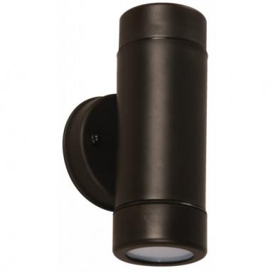 Lamp. Ext. Pared Negra 2l Gu10