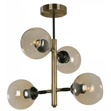 Lamp. Techo Bronce Antig/ne 4l