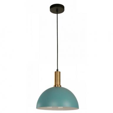 Lamp. Colgante Azul 1l E27 40w