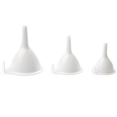 Funnel 3pc White Poly