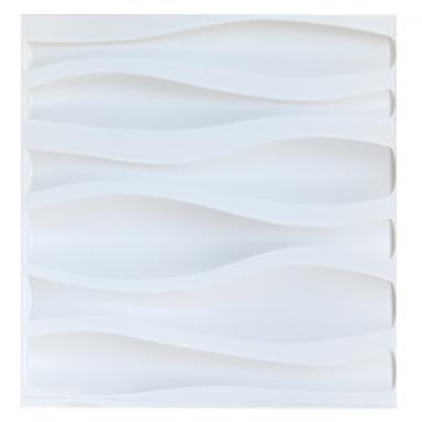 Wallart 3d Pvc Wht Lava 12pk