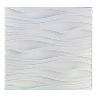 Wallart 3d Pvc Wht Serene 12pk