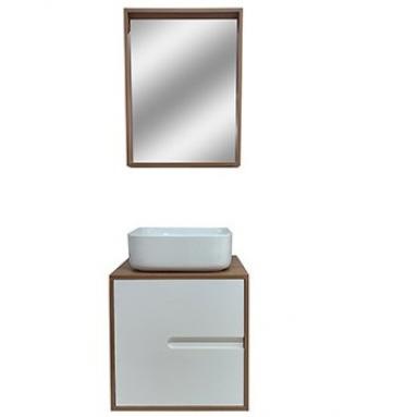 Set Vanity Pvc 20" Bl/madera