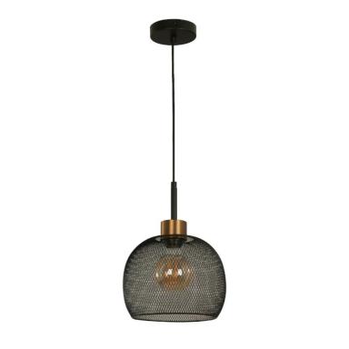 Lamp. Techo Colgante Matt Blk 1l