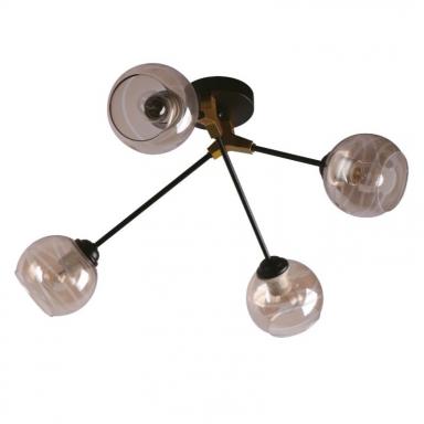 Lamp. Colgante Ne/gold 4l G-e27