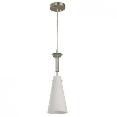 Lamp. Techo 1l Satin Nickel