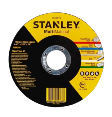 Disco 4-1/2" M/material Stanley