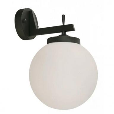 Lamp. Ext. Pared Sand Blk 1l E27