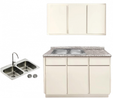 Combo Gabinete Pvc 5' Eco