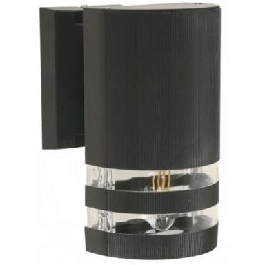 Lamp. Ext. Pared 10w Negra