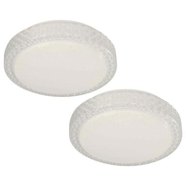 Lamp. Led Techo 12w Blanca 2pk