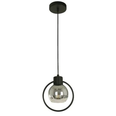 Lamp. Techo Negra 1l 40w E27