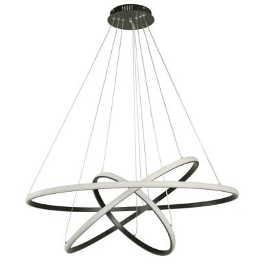 Lamp. Led Techo 36w Negra 3000k