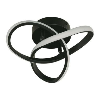 Lamp. Led Techo 18w Negra