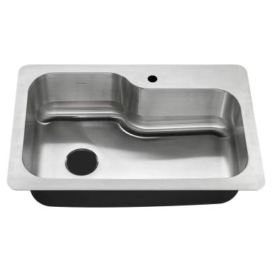 Freg Sencillo 9" Ss 1h 33x22 As