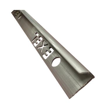 Perfil Losa Pvc Platino 3/8"x8'