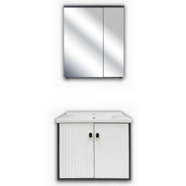 Set Vanity Pvc 24" White 4221