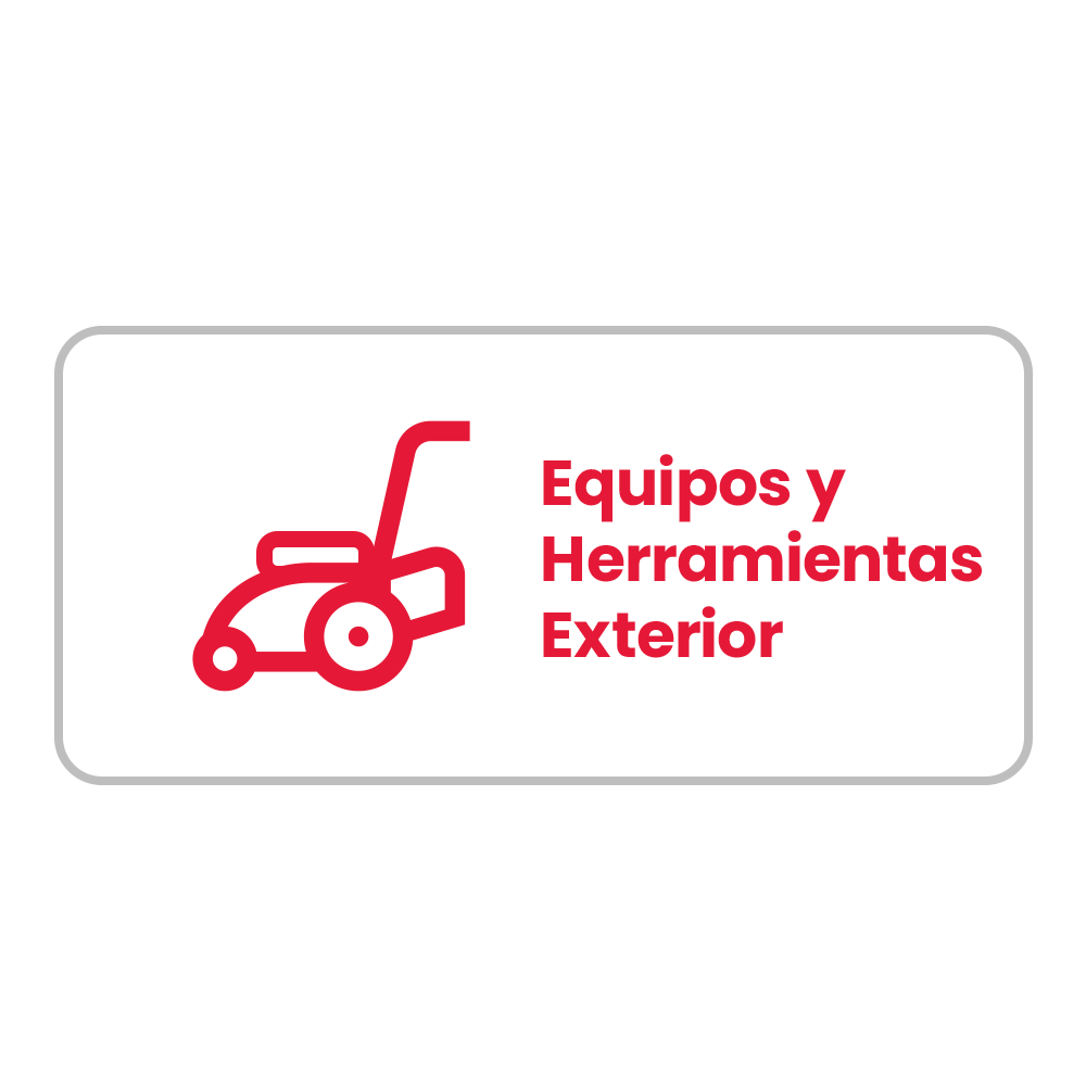 Equipos y Herramientas/ Exterior