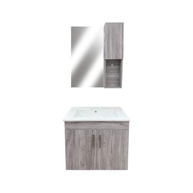 Set Vanity 24" Pvc Gr/oak A4010