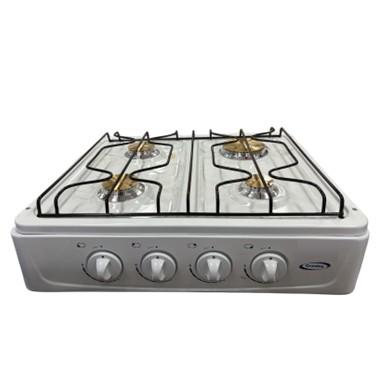 Estufa Gas 4 Hornilla Blanca