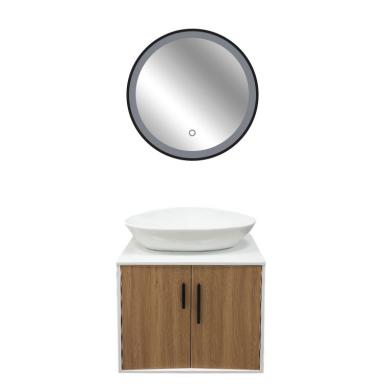 Set Vanity Pvc Ga1096 24" Wh/oak