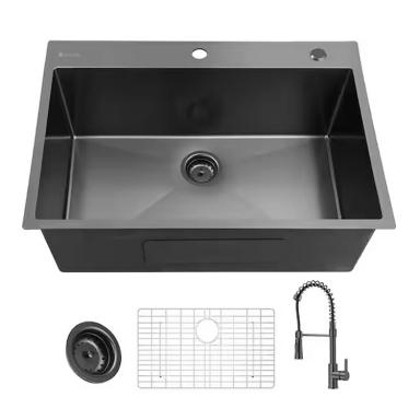 Freg. Sencillo Ss 33"x22" 2h