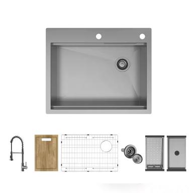 Freg. Sencillo Ss 27"x22" 2h